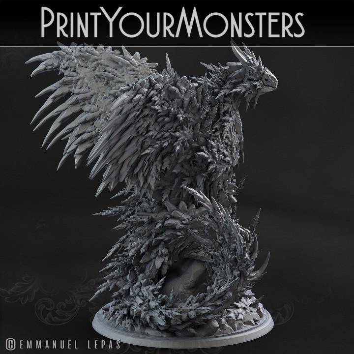 HoarFrost Dragon | Fantasy | Print your Monster