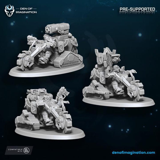 Space Dwarfs - Surveyors - Miniature - Wildmesh - Tabletop Wargaming for Grimdark | Alternative  | OPR Sci-Fi mini