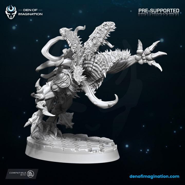 Chaos Void Hounds - Miniatures - Wildmesh - Tabletop Wargaming for Grimdark | Alternative  | OPR Sci-Fi mini