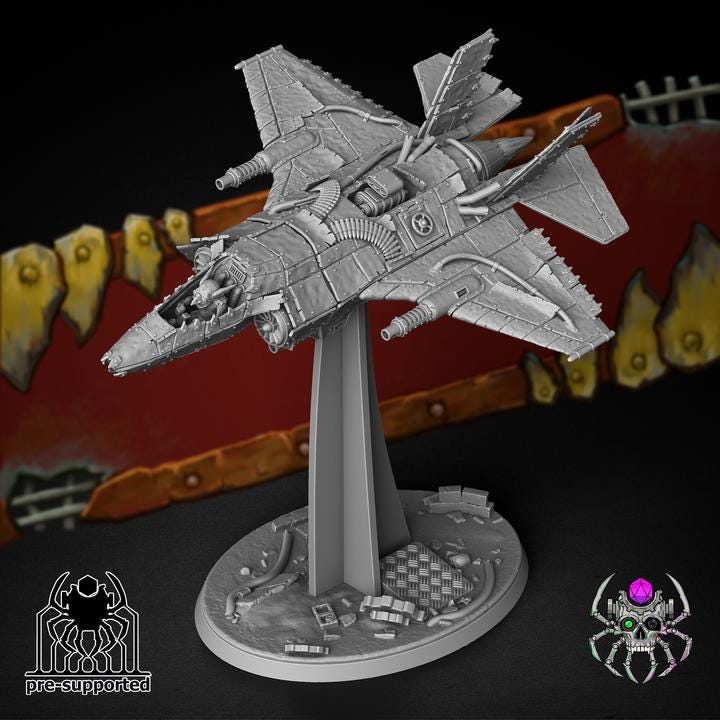 Fasta Lighta 2 • 32mm Grimdark Ork Miniature Set for Sci-Fi Wargames & TTRPG | Eight Legs Miniatures mini