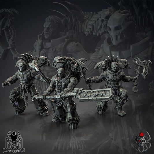 The Bloody Skulls Gladiators - Sci-Fi Wargames & TTRPG | Eight Legs Miniatures mini