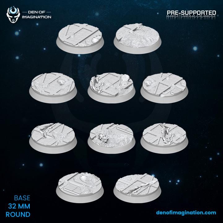 Space Dwarfs - Miniatures - 10 Iron Moles - Wildmesh - Tabletop Wargaming for Grimdark | Alternative  | OPR Sci-Fi mini