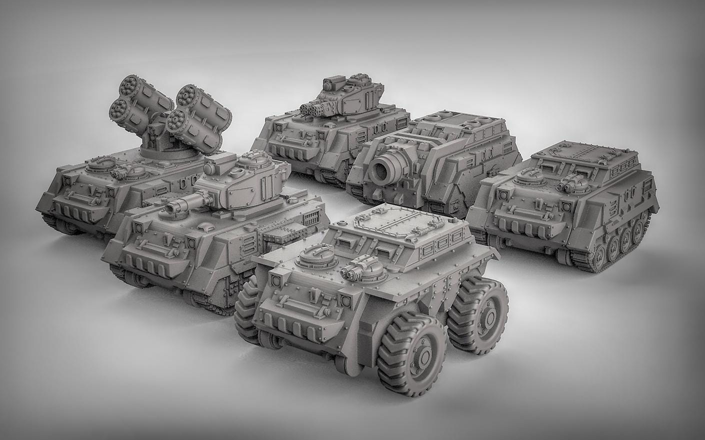MKII Tank Vehicle Bundle | Duncan Shadow | PathFinder | Mini | Tabletop Wargaming | Dungeons and Dragons | Resin | Fantasy | RPG