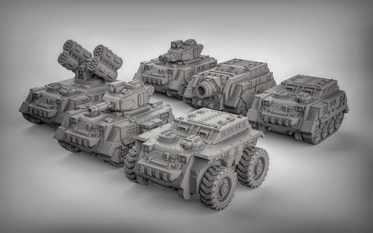 MKII Tank Vehicle Bundle | Duncan Shadow | PathFinder | Mini | Tabletop Wargaming | Dungeons and Dragons | Resin | Fantasy | RPG