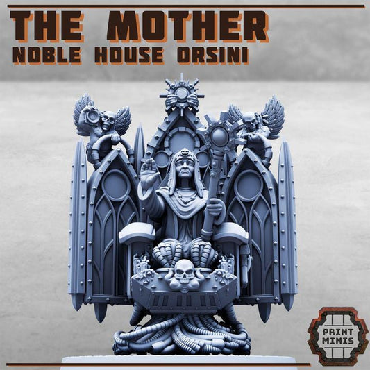 The Mother - Noble House Osini - new Release Nov 25 - Print Minis - Tabletop Wargaming Miniature for Grimdark | OPR | Sci-fi