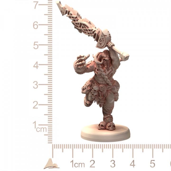 Chaos Demons of Wrath Celtic Theme - Printerra Studios - Tabletop Wargaming Miniature for Grimdark | OPR | Sci-fi