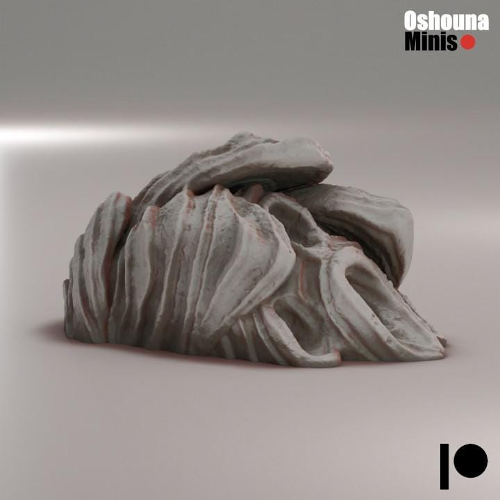 Terrain Deep Hive Bug Nests - Oshounaminis - Tabletop wargaming miniature for Grimdark | OPR | Sci-fi | Alien | Bug | Resin 3D Printed