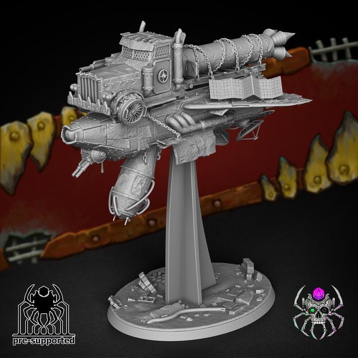 Fasta Lighta 2 • 32mm Grimdark Ork Miniature Set for Sci-Fi Wargames & TTRPG | Eight Legs Miniatures mini