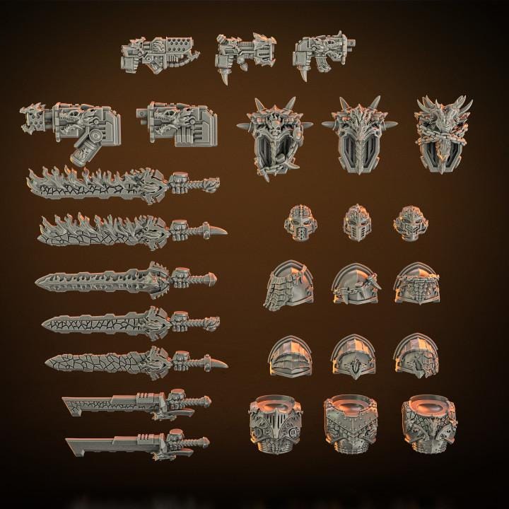 Flame Lizards Bikers - Sci-Fi Wargames & TTRPG | Eight Legs Miniatures mini