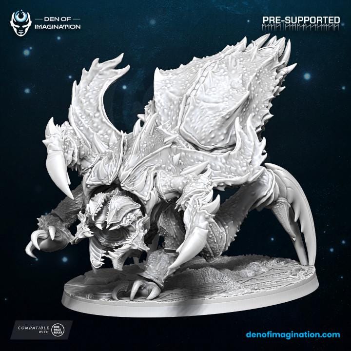 Heavy Artillery - Miniatures - Hive Kelth - Wildmesh - Tabletop Wargaming for Grimdark | Alternative  | OPR Sci-Fi mini