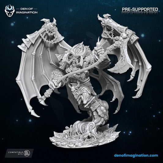 Chaos - Abyssal Lord - Miniature - Wildmesh - Tabletop Wargaming for Grimdark | Alternative  | OPR Sci-Fi mini