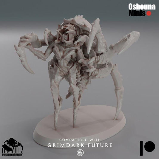 Infected Queen - Deep Hive - Oshounaminis - Tabletop wargaming miniature for Grimdark | OPR | Sci-fi | Alien Bug Proxy | Printed mini