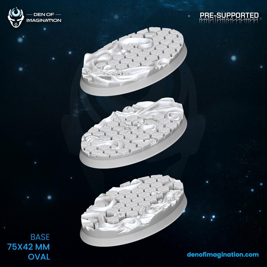 Chaos Void Infestation Bases - Wildmesh - Tabletop Wargaming Grimdark Scifi Fantasy Daemon Grimdark