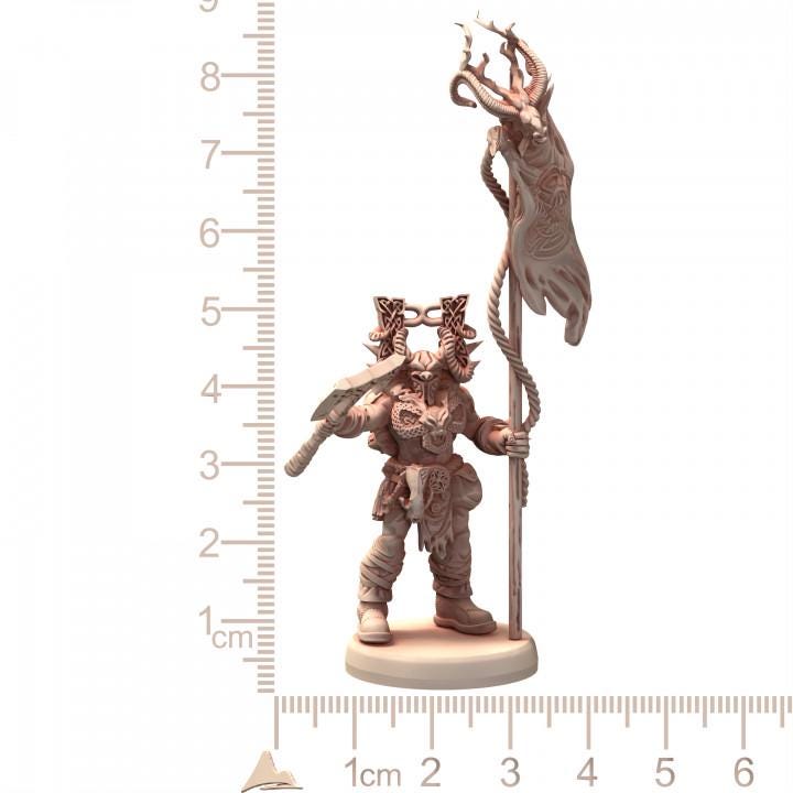 Chaos Demons of Wrath Celtic Theme - Printerra Studios - Tabletop Wargaming Miniature for Grimdark | OPR | Sci-fi