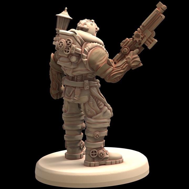 Neo Lab Guards ( 5 - 20 ) Genetist Fleshsculptor - Printerra Studios - Tabletop Wargaming Miniature for Grimdark | OPR | Sci-fi