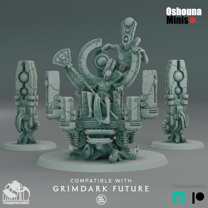 Last Living King - Doomed Empire - Oshounaminis - GrimDark Compatible Miniatures for Wargaming & RPG