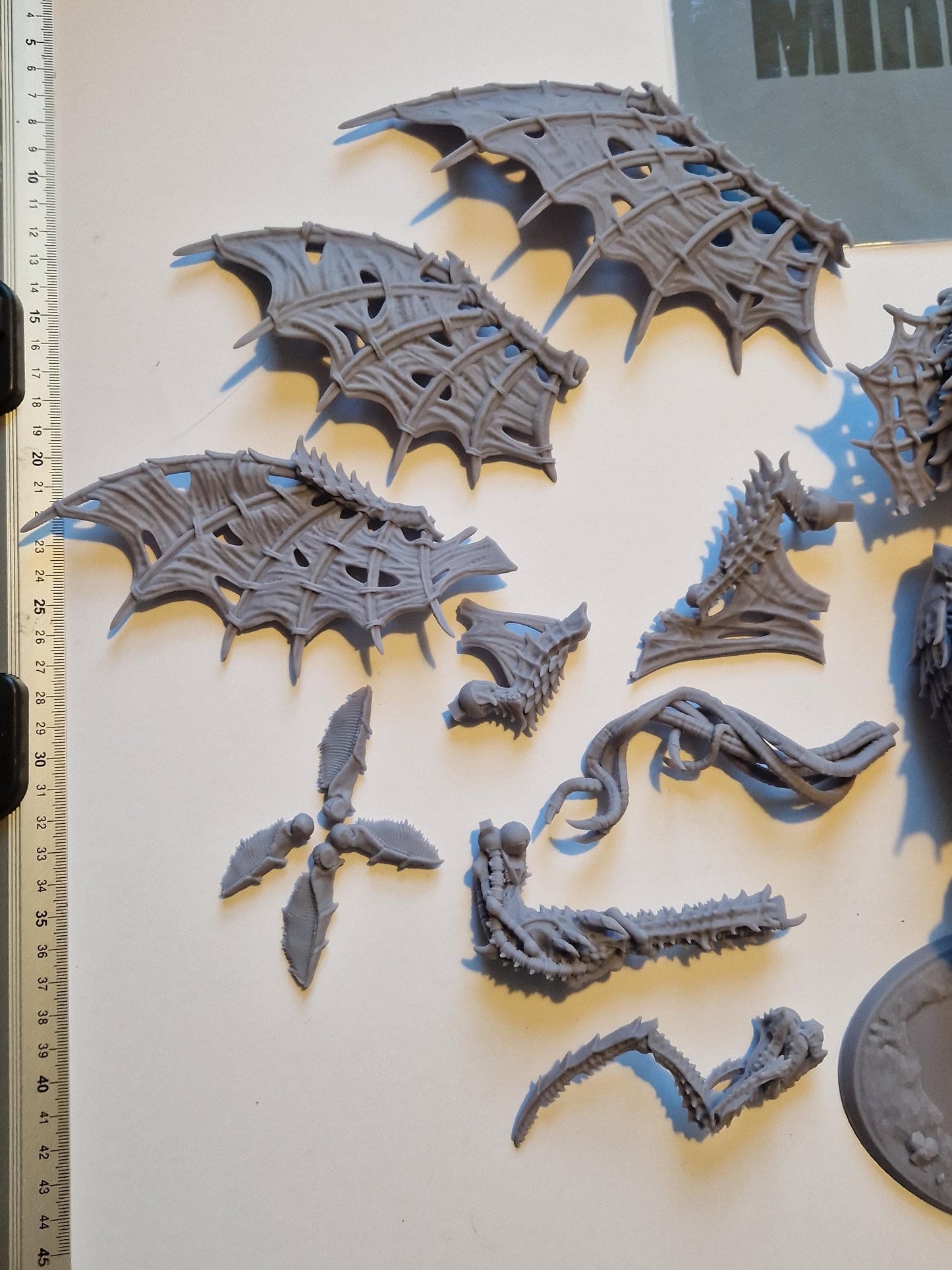 Flying Titan Miniature - Deep Hive - Oshounaminis - Tabletop wargaming miniature for Grimdark | OPR | Sci-fi | Alien Bug Proxy |