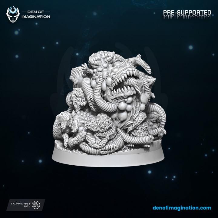 Demons Voidlings Swarm and Void Swarm - Wildmesh - Tabletop Wargaming for Grimdark | Alternative  | OPR Sci-Fi mini