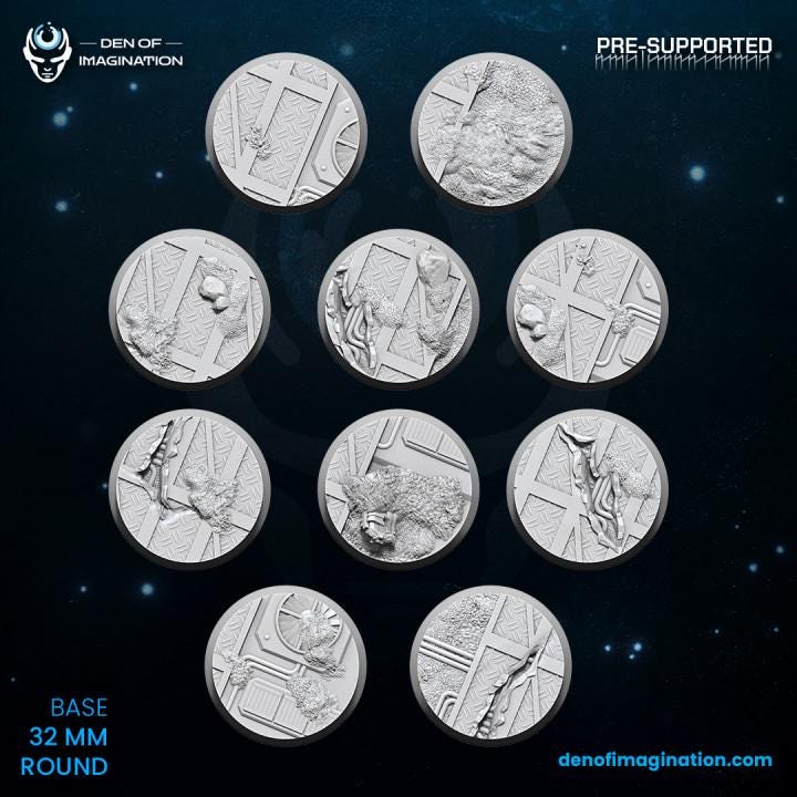 Space Dwarfs - Miniatures - 10 Iron Moles - Wildmesh - Tabletop Wargaming for Grimdark | Alternative  | OPR Sci-Fi mini