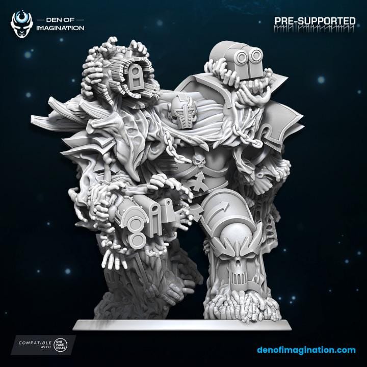 Decimators of Plague - Sons of Excess - Wildmesh - Compatible with Grimdark | OCR | Sci-Fi Miniatures