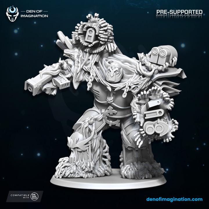 Decimators of Plague - Sons of Excess - Wildmesh - Compatible with Grimdark | OCR | Sci-Fi Miniatures