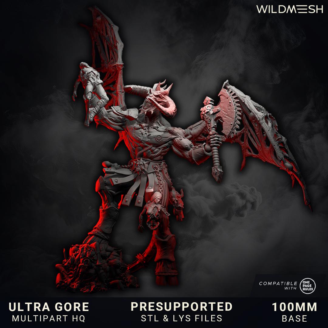 Chaos Wrath - Ferox The Banished  - Miniatures - Wildmesh - Tabletop Wargaming for Grimdark | Alternative  | OPR Sci-Fi mini