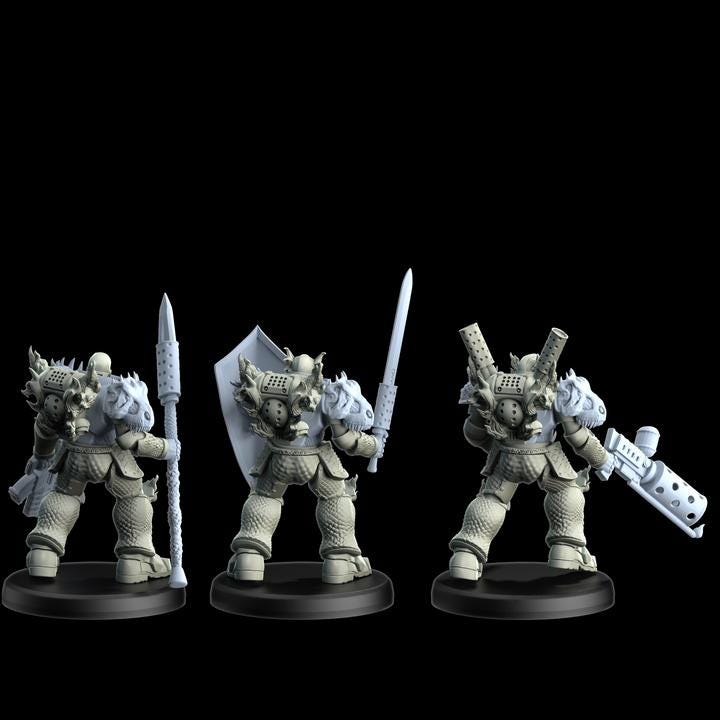 Lizard Trueborn  - Alphaya - Printerra Studios - Tabletop Wargaming Miniature for Grimdark | OPR | Sci-fi