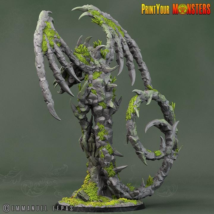 Rock Dragon - Print your Monster - Suitable for fantasy | RPG | Dungeons and Dragons and other tabletop wargames