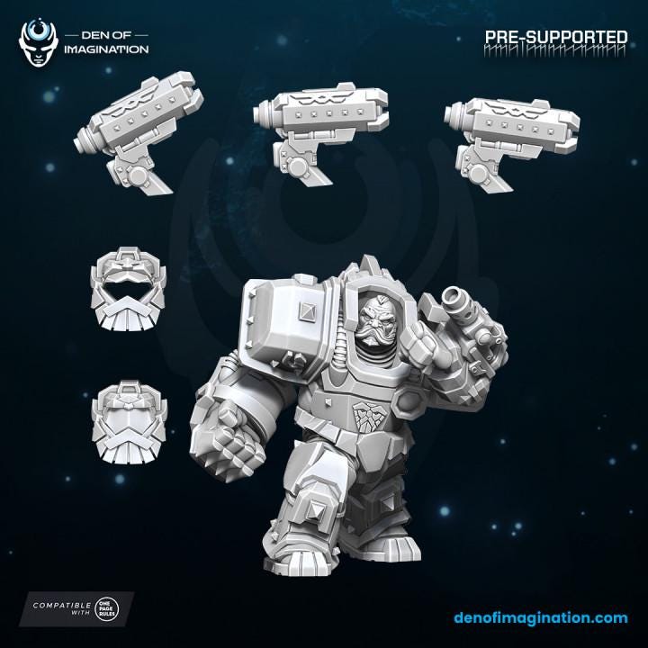 Space Dwarfs - Miniatures - 10 Iron Moles - Wildmesh - Tabletop Wargaming for Grimdark | Alternative  | OPR Sci-Fi mini