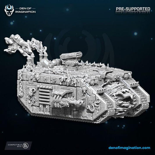 Iron Clad Russ size Plague Tank  - Chaos Miniatures  - Wildmesh - Tabletop Wargaming for Grimdark | Alternative  | OPR Sci-Fi mini