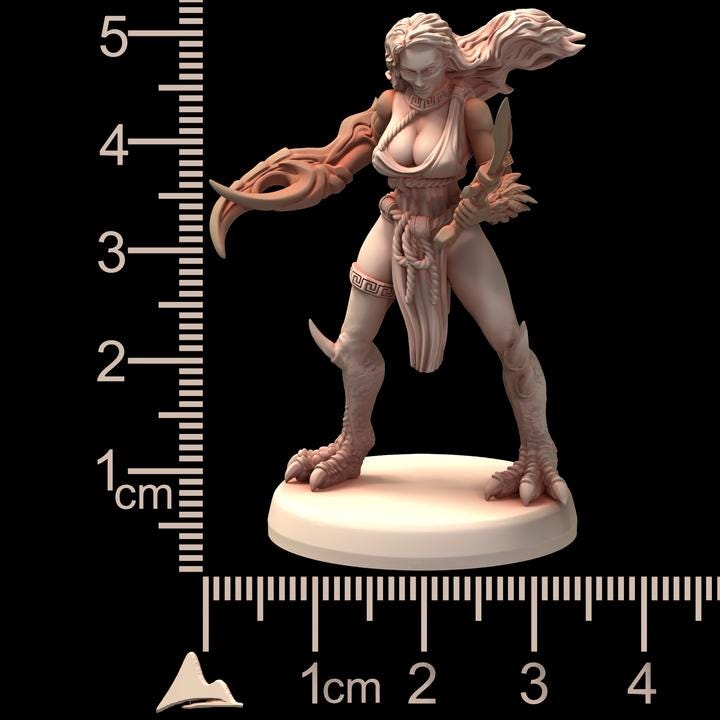 Slaandering Demon Sirena Squad B - Serket - Printerra Studios - Tabletop Wargaming Miniature for Grimdark | OPR | Sci-fi