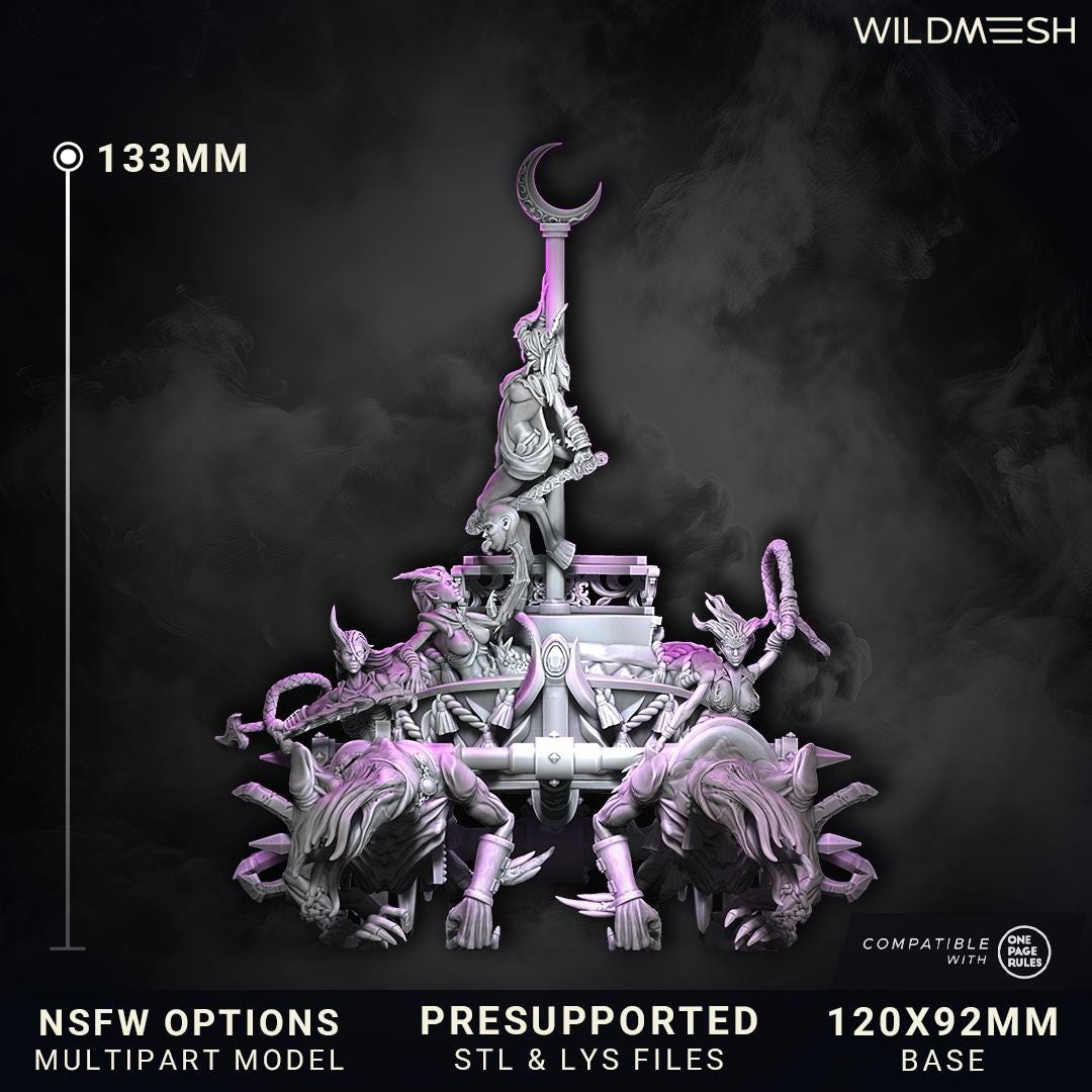 Chaos Excess - Chariots of Excess Mega Collectors Scene! New release August 25 - Wildmesh - Tabletop Wargaming for Grimdark