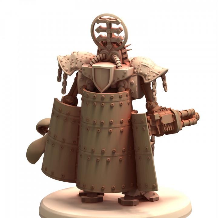 Battle Nuns Prayer Machine Nundam Warsuit -  BELTHAZARK - Printerra Studios - Tabletop Wargaming Miniature for Grimdark | OPR | Sci-fi