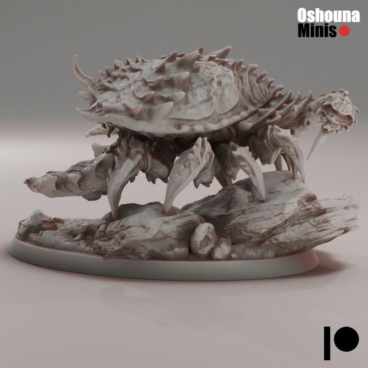King Crab -  Deep Hive - Oshounaminis - Tabletop wargaming miniature for Grimdark | OPR | Sci-fi | Alien Bug Proxy | Printed mini