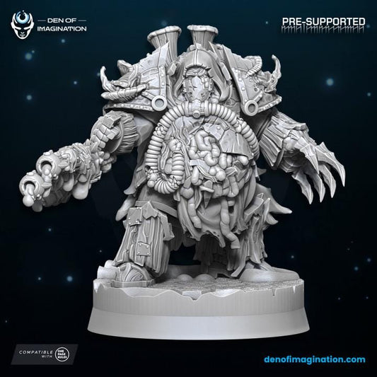 Chaos Lord of Plague - Miniatures - Wildmesh - Tabletop Wargaming for Grimdark | Alternative  | OPR Sci-Fi mini