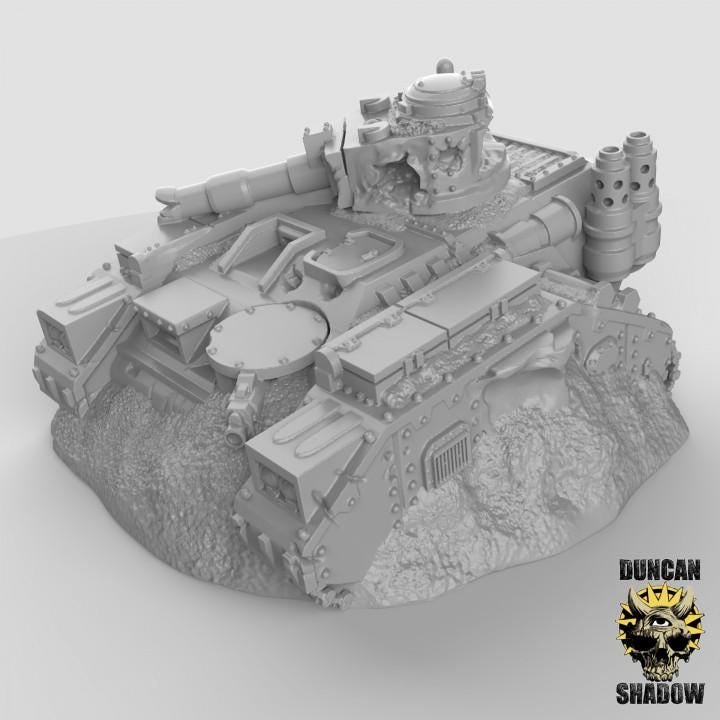 Wrecked Tanks | Duncan Shadow| PathFinder | Mini | Tabletop Wargaming | Dungeons and Dragons | Resin | Fantasy | RPG