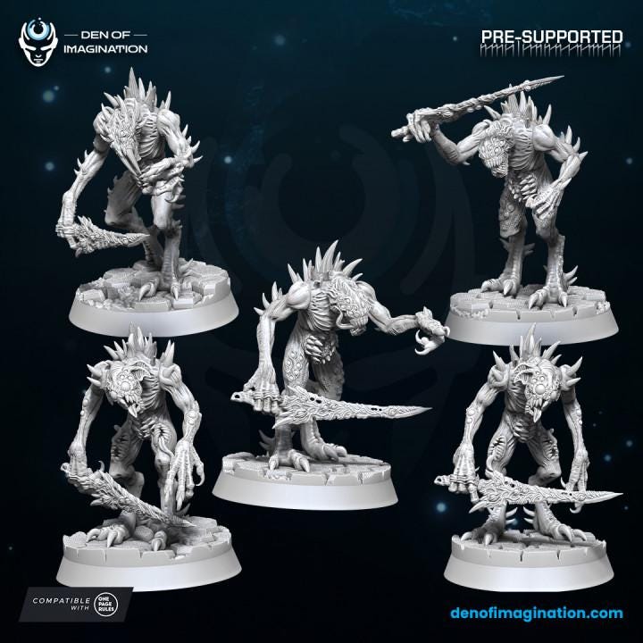 Ogre Unit - Chaos Traitors and Renegades - Miniatures - WildMesh - Tabletop Wargaming for Grimdark | Alternative  | OPR Sci-Fi mini