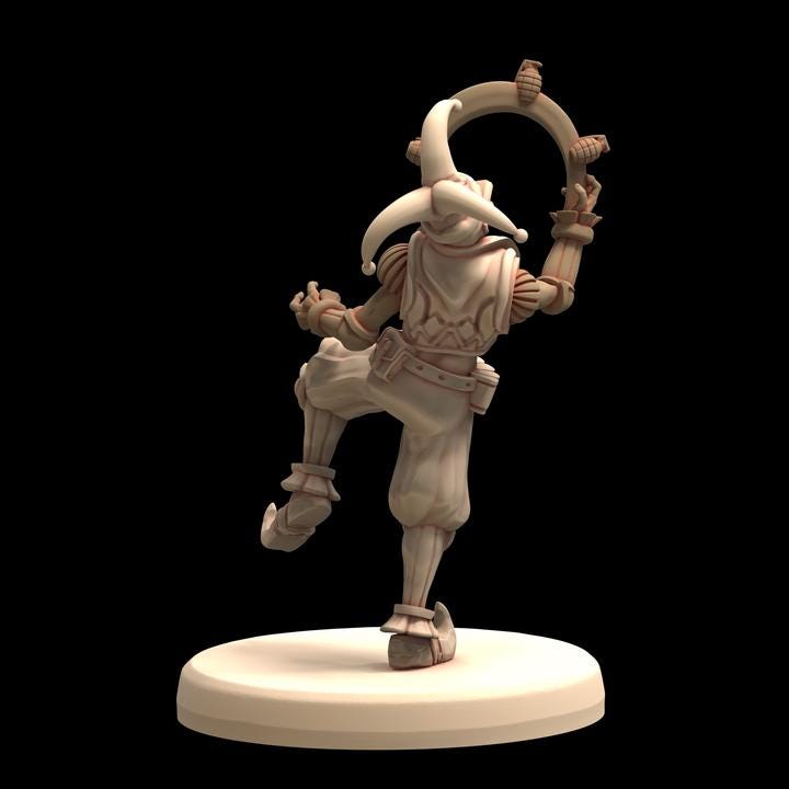TECHNOPUNK Clussy Gang Violent Clown Circus - Printerra Studios - Tabletop Wargaming Miniature for Grimdark | OPR | Sci-fi