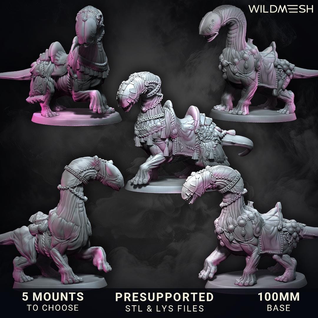 Chaos Demon Succubus (Abyssal Stalkers) Riders of Excess - Unit 2 - Wildmesh - May 25 Tabletop Wargaming for Grimdark OPR Sci-fi