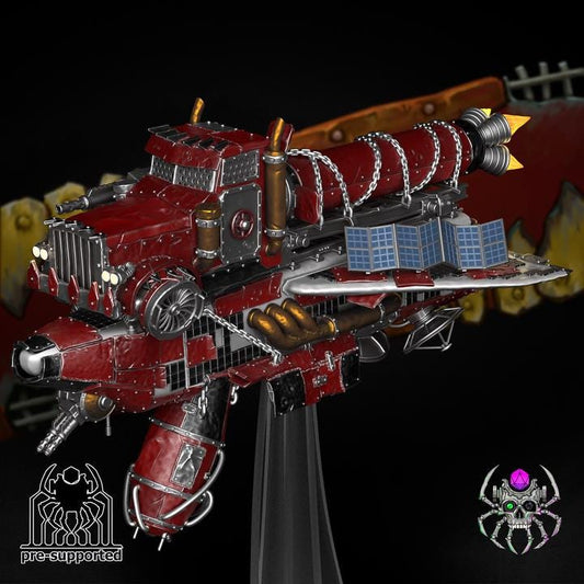 Cosmic Orc X Truck • 32mm Grimdark Ork Miniature Set for Sci-Fi Wargames & TTRPG | Eight Legs Miniatures mini