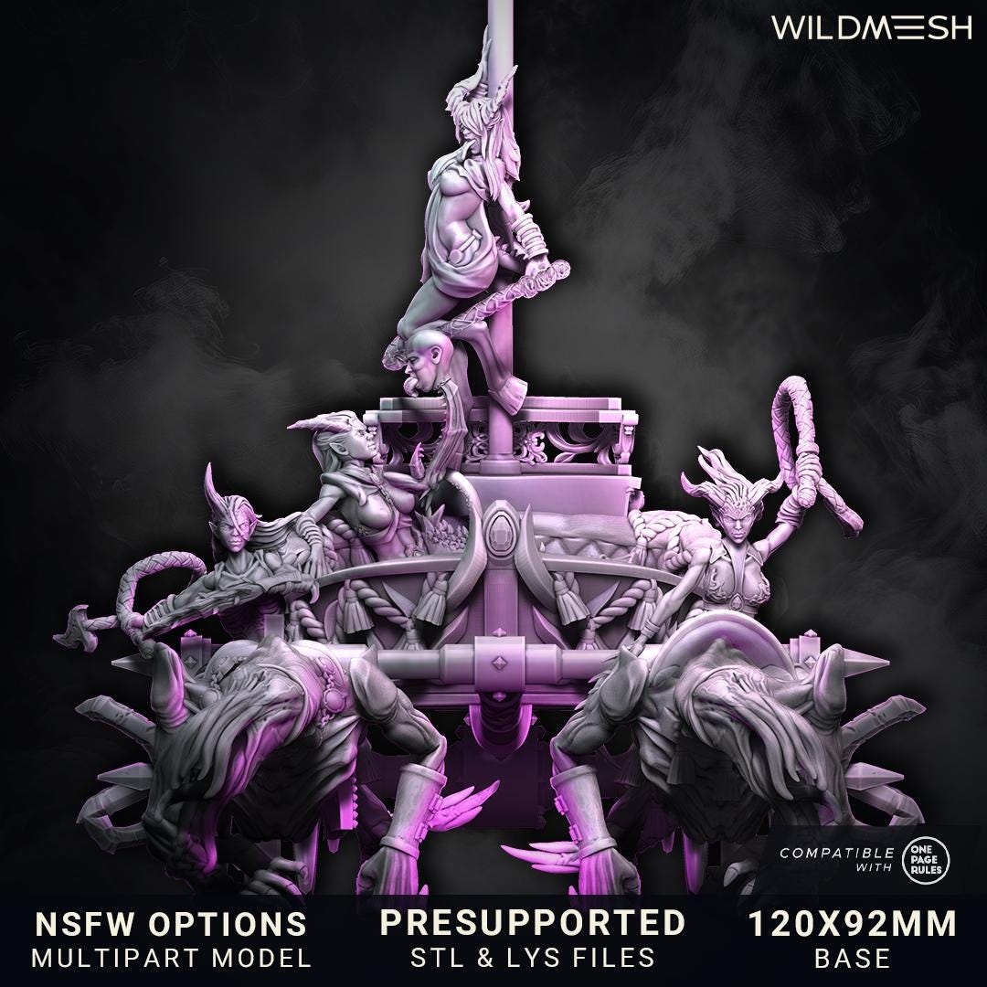 Chaos Excess - Chariots of Excess Mega Collectors Scene! New release August 25 - Wildmesh - Tabletop Wargaming for Grimdark