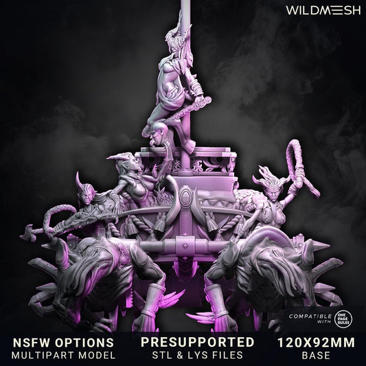 Chaos Excess - Chariots of Excess Mega Collectors Scene! New release August 25 - Wildmesh - Tabletop Wargaming for Grimdark