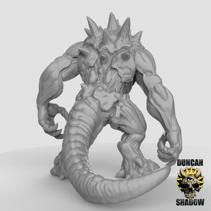 Kaiju | Duncan Shadow| PathFinder | Mini | Tabletop Wargaming | Dungeons and Dragons | Resin | Fantasy | RPG
