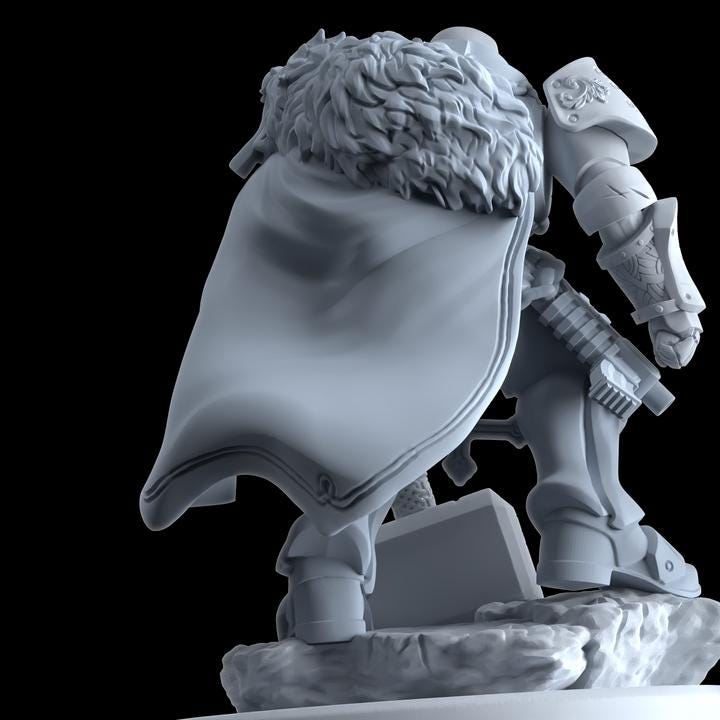 Inquisitaria Collosea Hammer and Eagle  - Belthazar - Printerra Studios - Tabletop Wargaming Miniature for Grimdark | OPR | Sci-fi