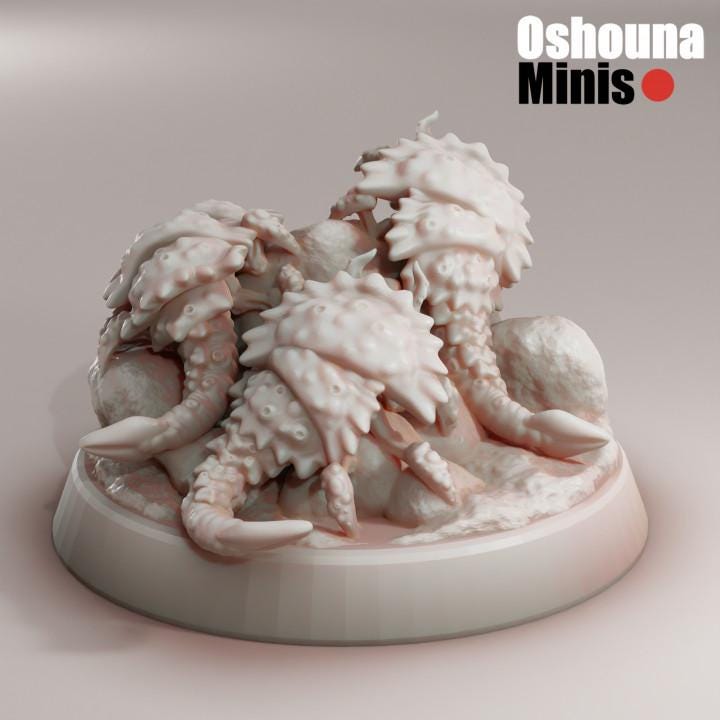 Alien swarms (1-9) - Deep Hive - Oshounaminis - Tabletop wargaming miniature for Grimdark | OPR | Sci-fi | Alien Bug Proxy