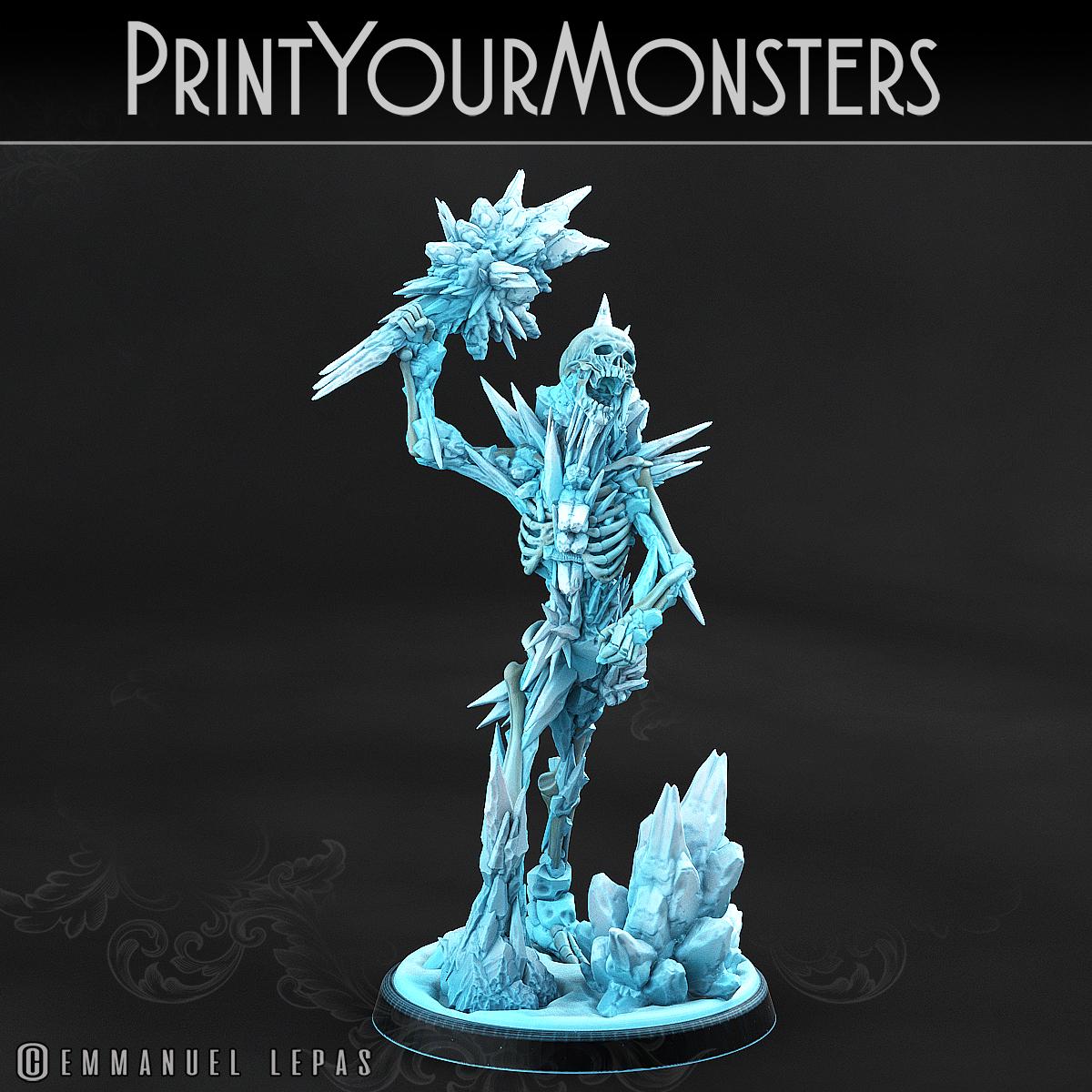 Basalt Elemental Battle Miniatures | Print Your Monster | Fantasy | Grimdark | DnD | Tabletop Wargaming Mini