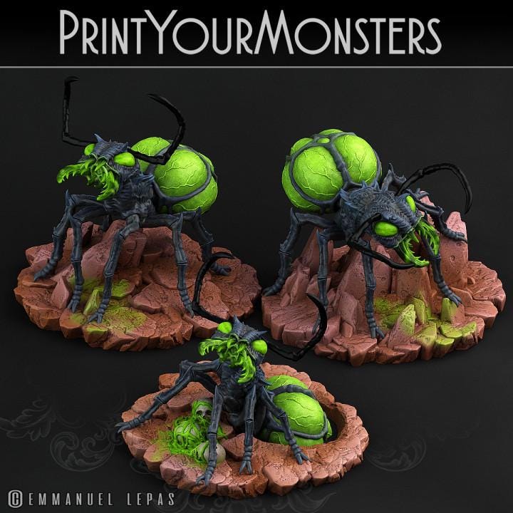 Total Insect Pack | Fantasy | Print your Monster