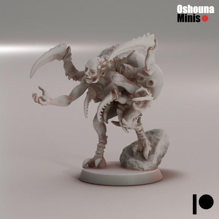 Infected Unit (6-20) - Deep Hive - Oshounaminis - Tabletop wargaming miniature for Grimdark | OPR | Sci-fi | Alien Bug Proxy | Printed mini