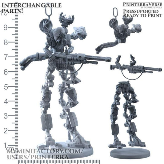 Tall Robot - Romanus - Printerra Studios - Tabletop Wargaming Miniature for Grimdark | OPR | Sci-fi