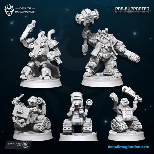 Space Dwarfs - Miniatures - Tech Smith - Wildmesh - Tabletop Wargaming for Grimdark | Alternative  | OPR Sci-Fi mini